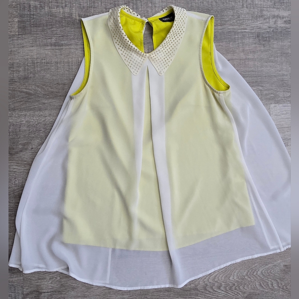 Only Sheer Yellow Blouse